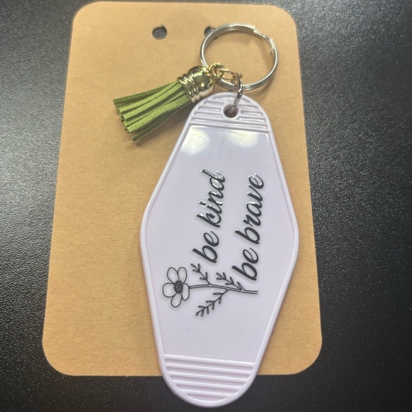Hand Crafted Accessories - Inspirational Keychain handcrafted by me